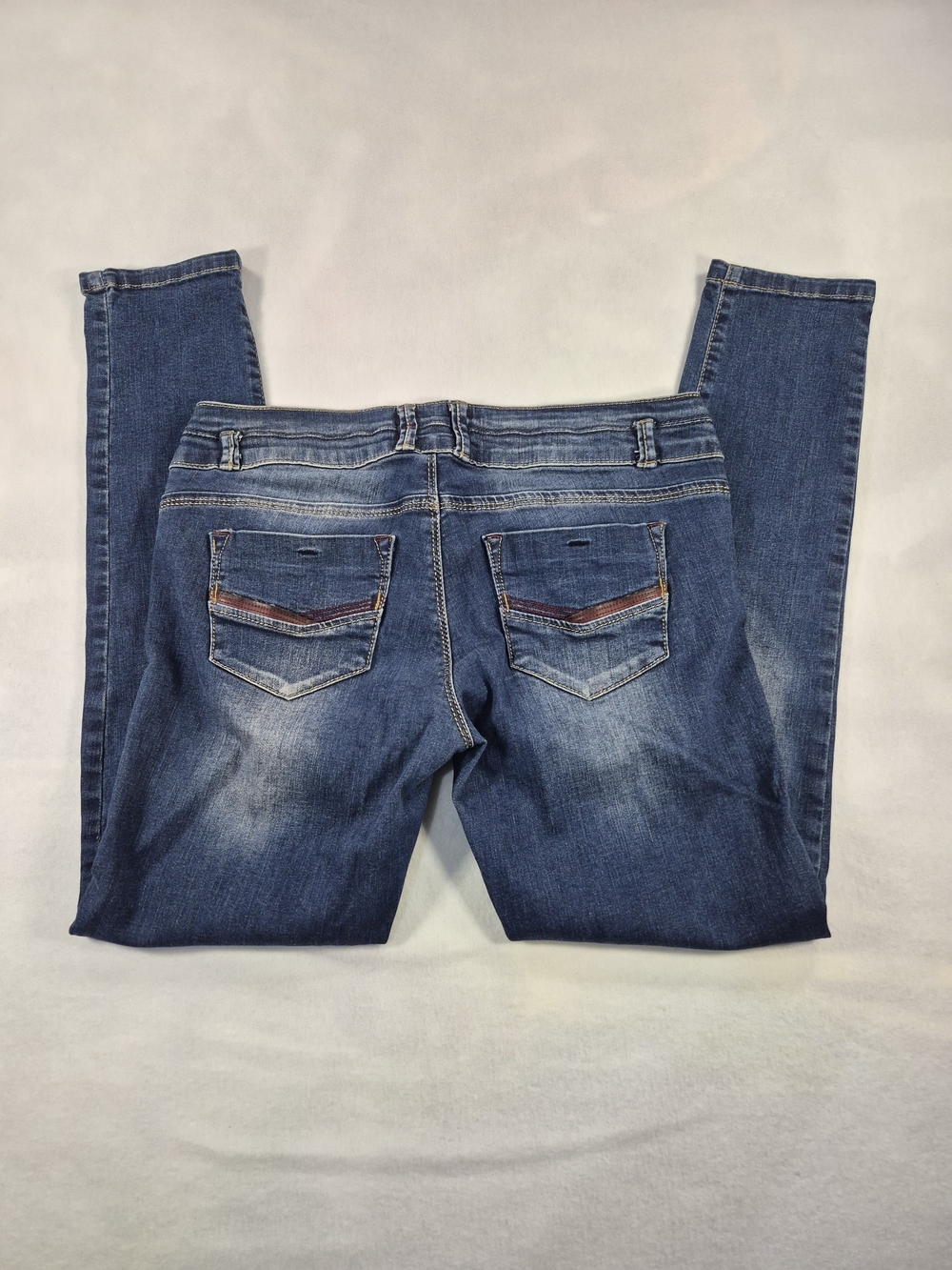 One Pass Jeans Company DORA-3593 Women's Blue Denim Skinny Jeans